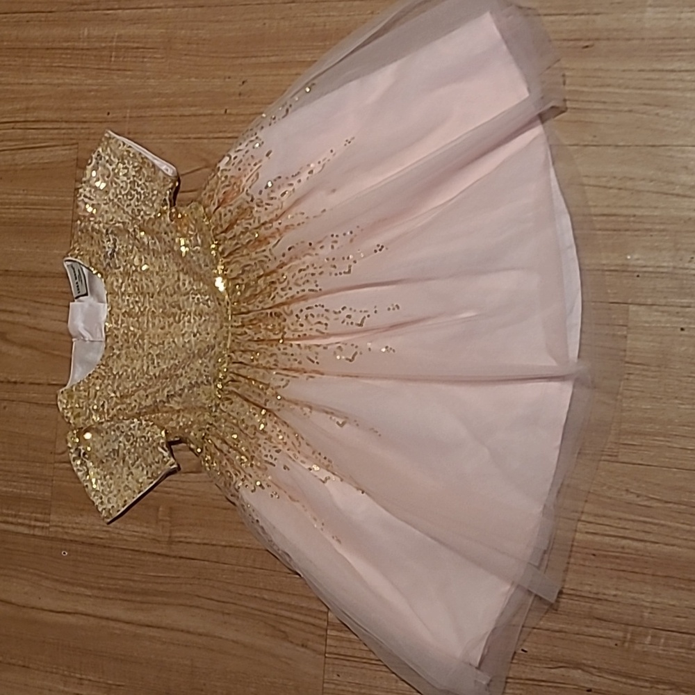Luna Moon girls sequin and tulle formal dress Sz 3